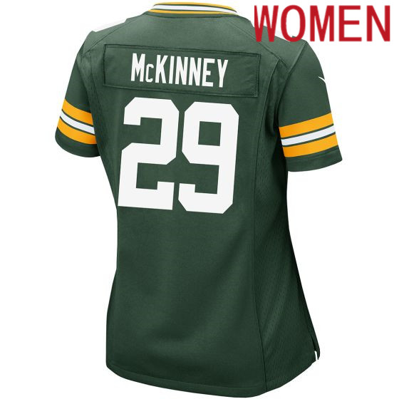 Women Green Bay Packers #29 Xavier McKinney Nike  Home Game green 2024 NFL Jersey->green bay packers->NFL Jersey